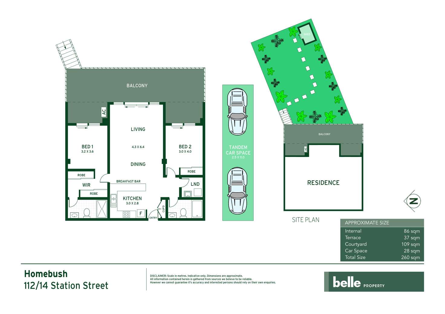 Floorplan of Homely apartment listing, 112/14-16 Station Street, Homebush NSW 2140
