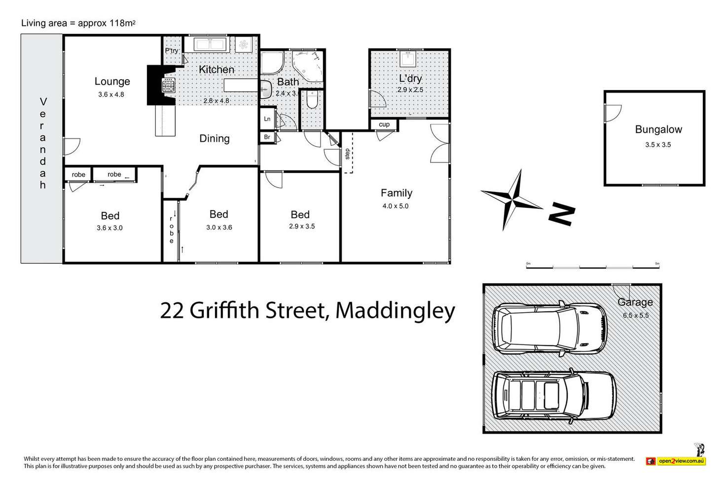 Floorplan of Homely house listing, 22 Griffith Street, Maddingley VIC 3340