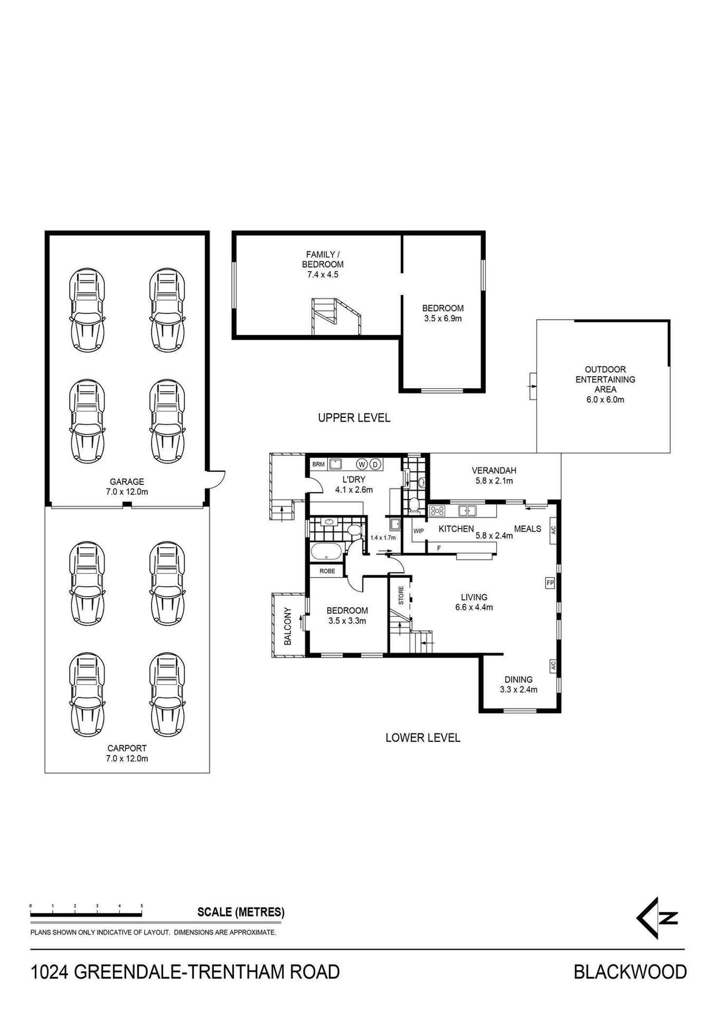 Floorplan of Homely house listing, 1024 Greendale-Trentham Road, Blackwood VIC 3458