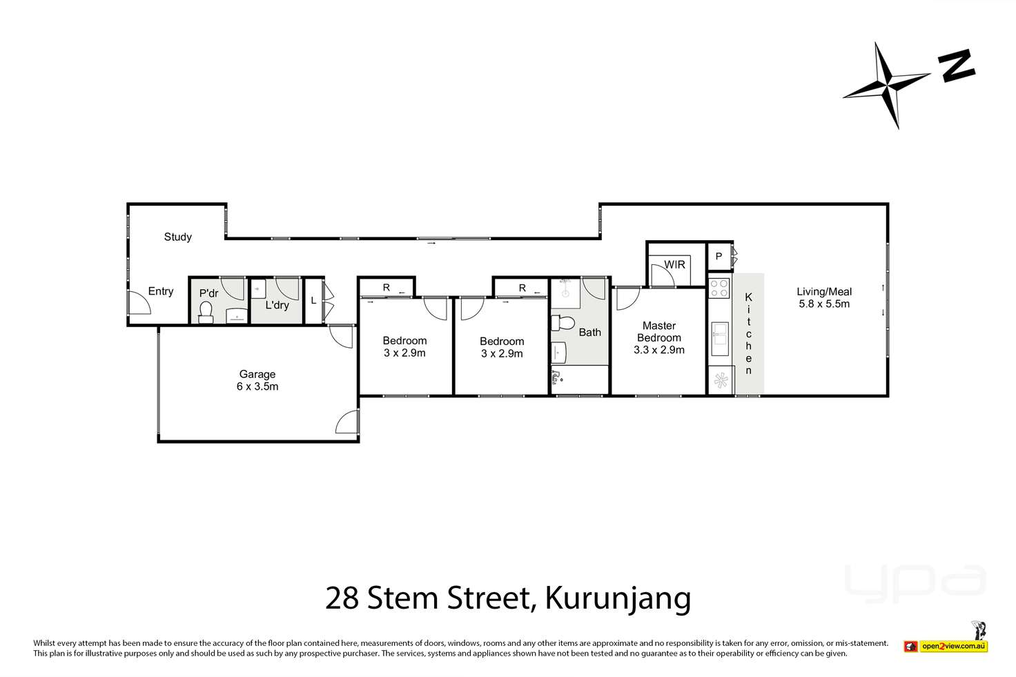 Floorplan of Homely house listing, 28 Stem Street, Kurunjang VIC 3337
