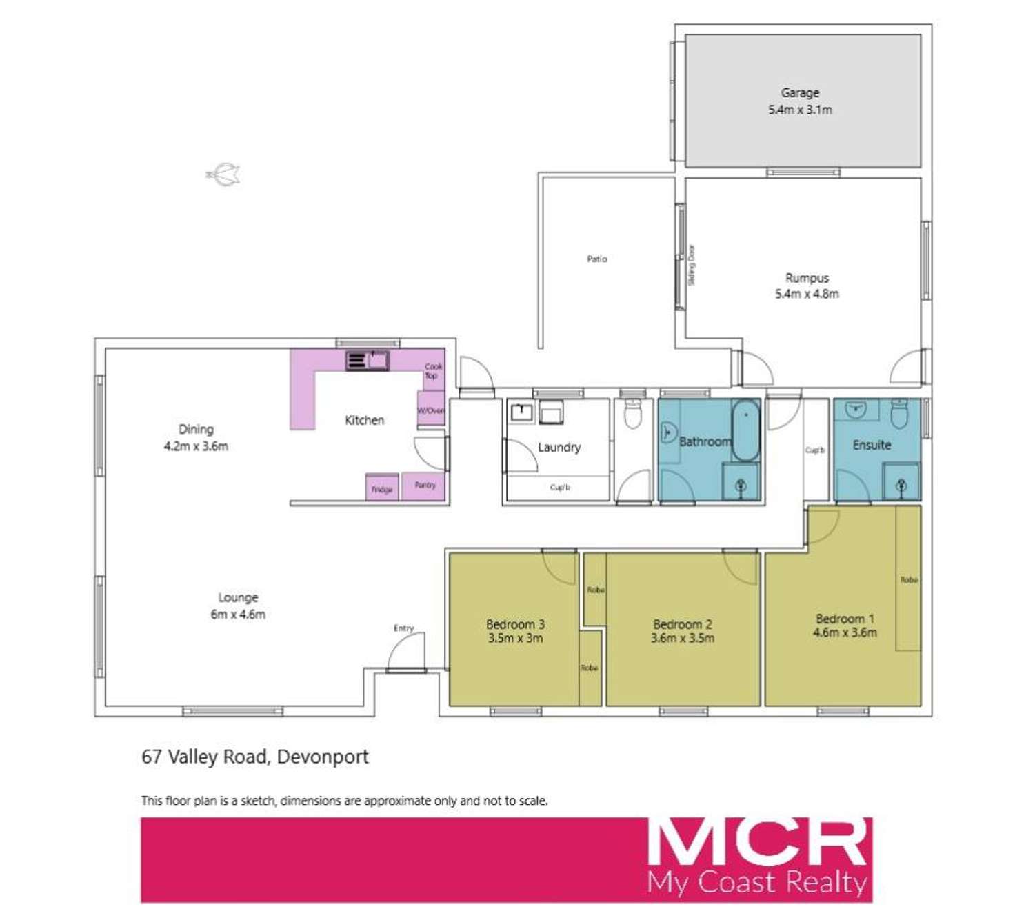 Floorplan of Homely house listing, 67 Valley Road, Devonport TAS 7310