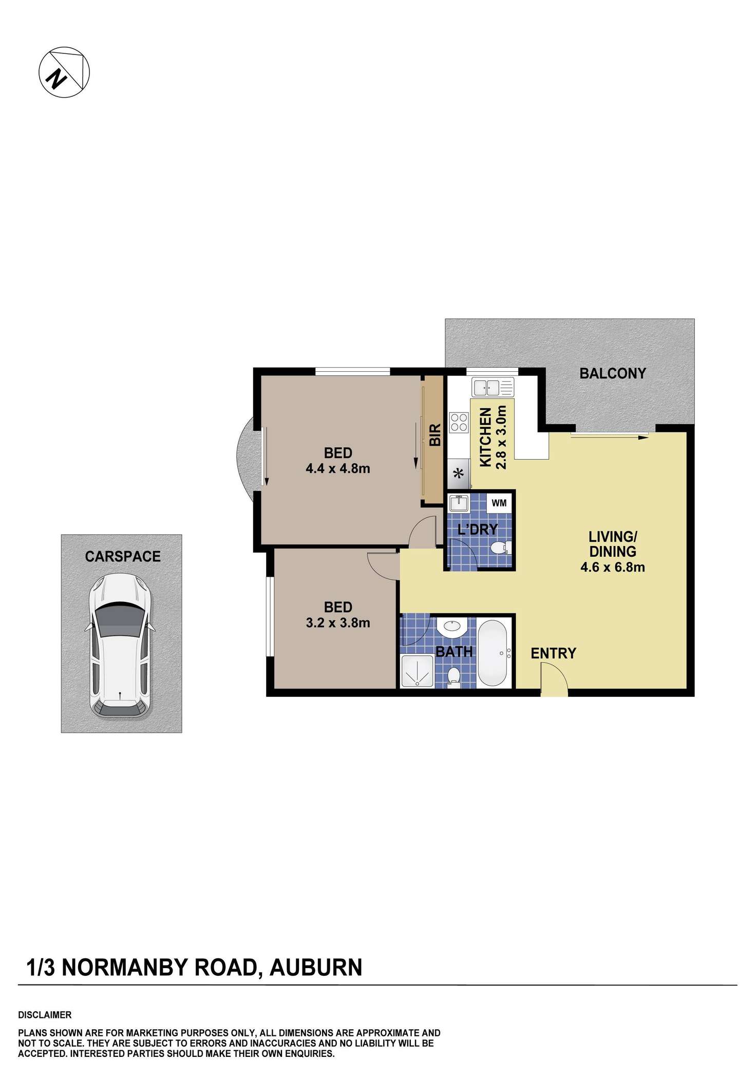 Floorplan of Homely apartment listing, 1/3-11 Normanby Road, Auburn NSW 2144