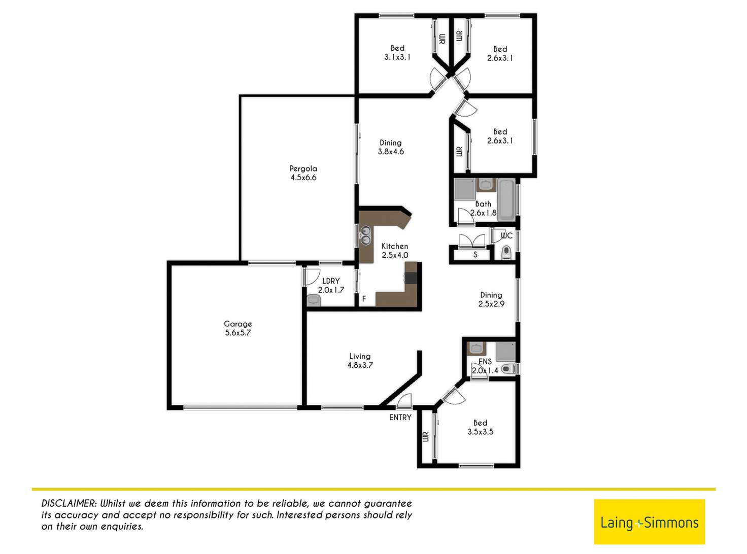 Floorplan of Homely house listing, 55 Ironbark Crescent, Blacktown NSW 2148