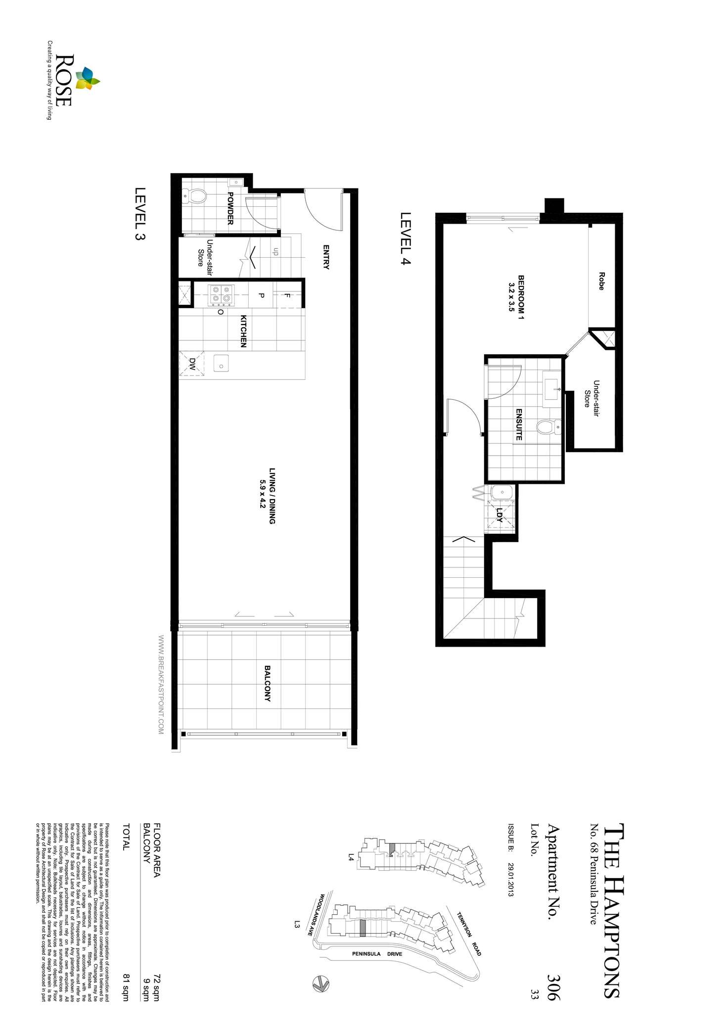 Floorplan of Homely apartment listing, 306/68 Peninsula Drive, Breakfast Point NSW 2137