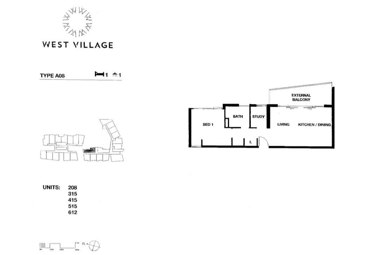Floorplan of Homely apartment listing, 415/88 Church Street, Parramatta NSW 2150