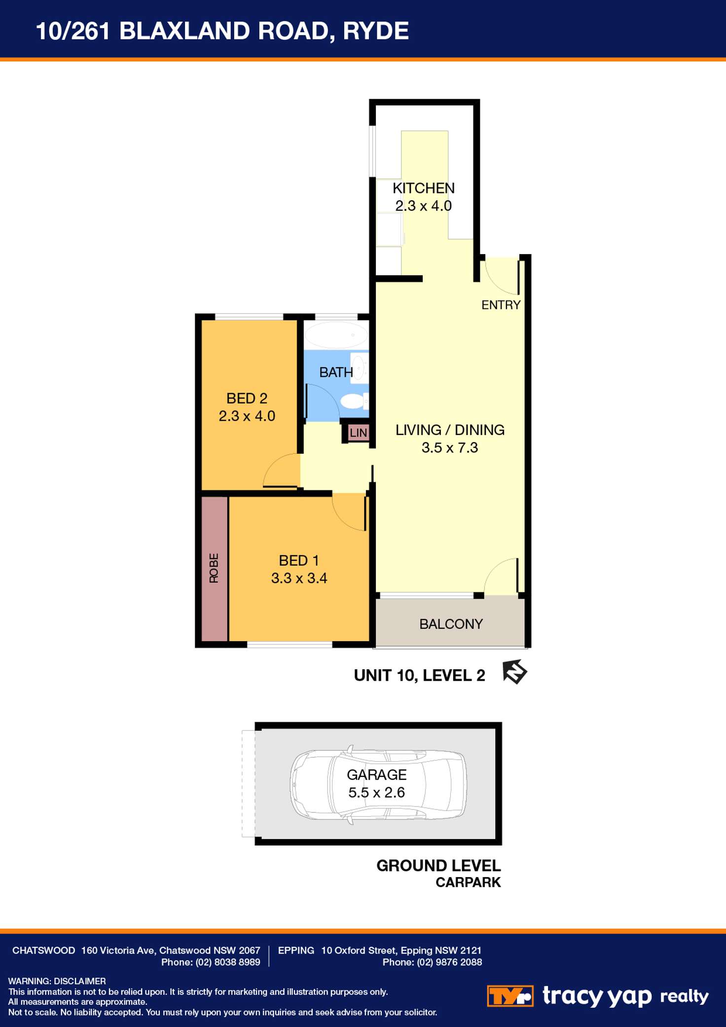 Floorplan of Homely unit listing, 10/261-267 Blaxland Road, Ryde NSW 2112
