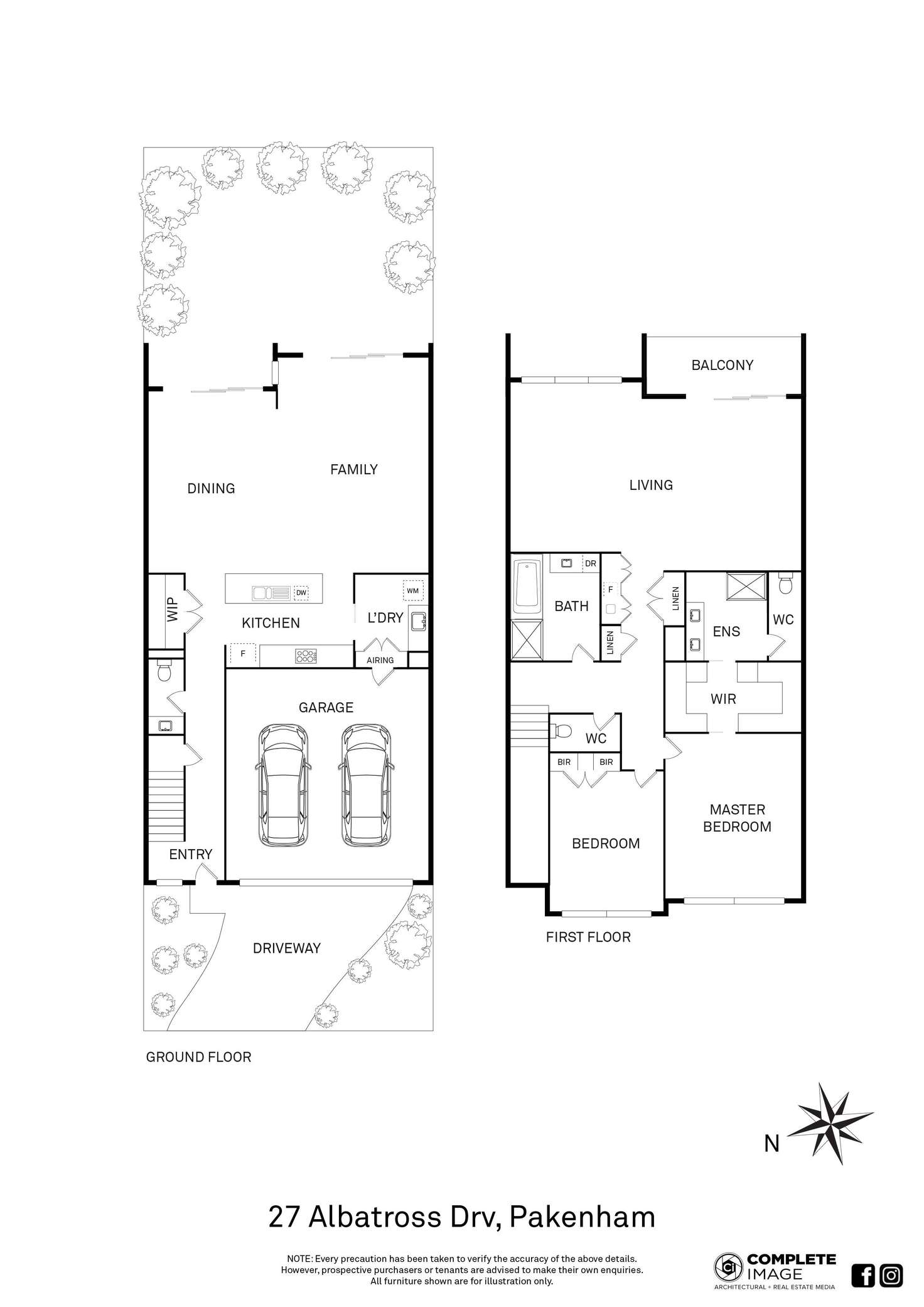 Floorplan of Homely house listing, 27 Albatross Drive, Pakenham VIC 3810