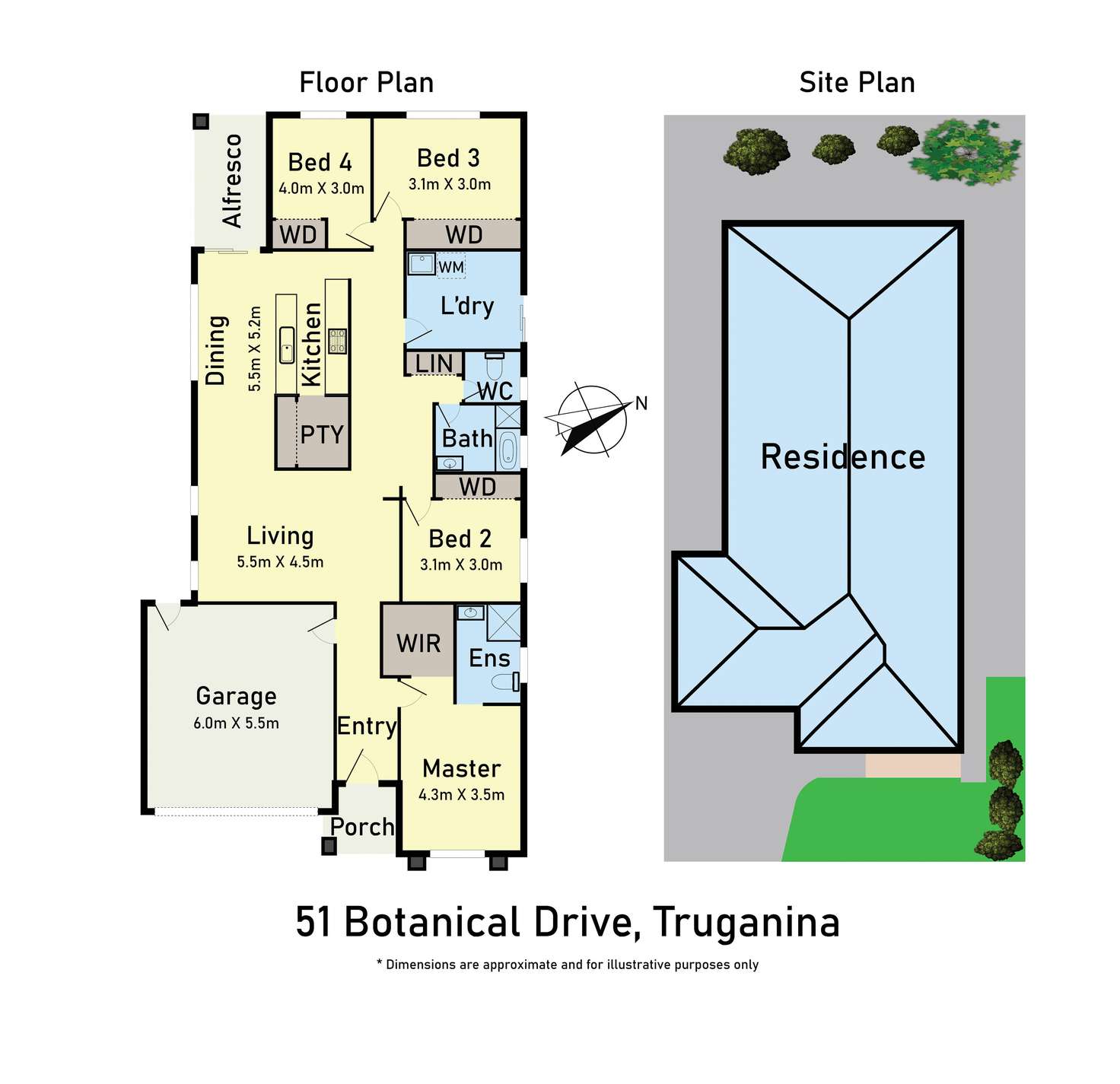 Floorplan of Homely house listing, 51 Botanical Drive, Truganina VIC 3029