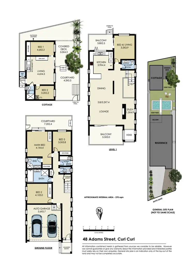 Floorplan of Homely house listing, 48 Adams Street, Curl Curl NSW 2096