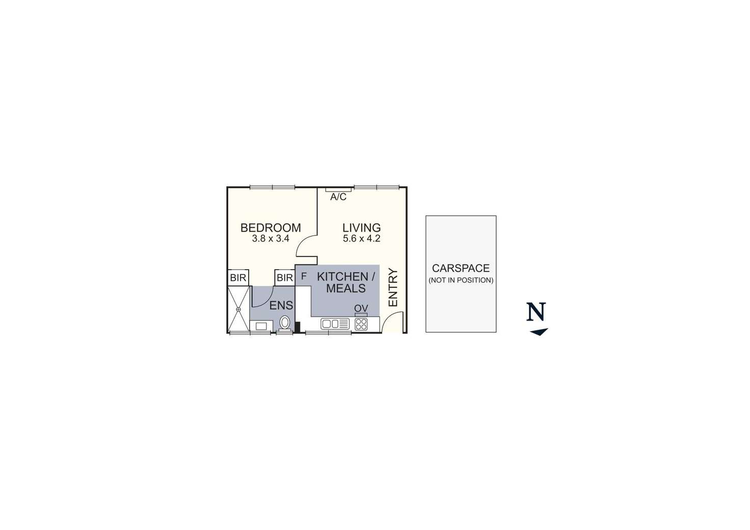 Floorplan of Homely unit listing, 5/34 Wilmoth Street, Northcote VIC 3070