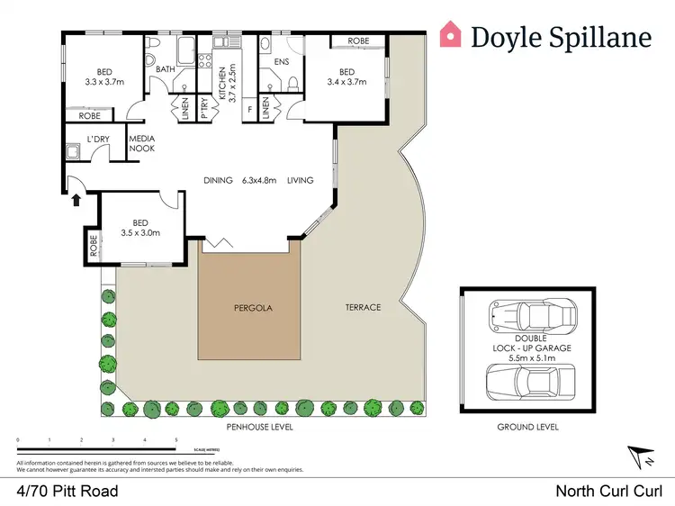 Floorplan of Homely apartment listing, 4/70-72 Pitt Road, North Curl Curl NSW 2099