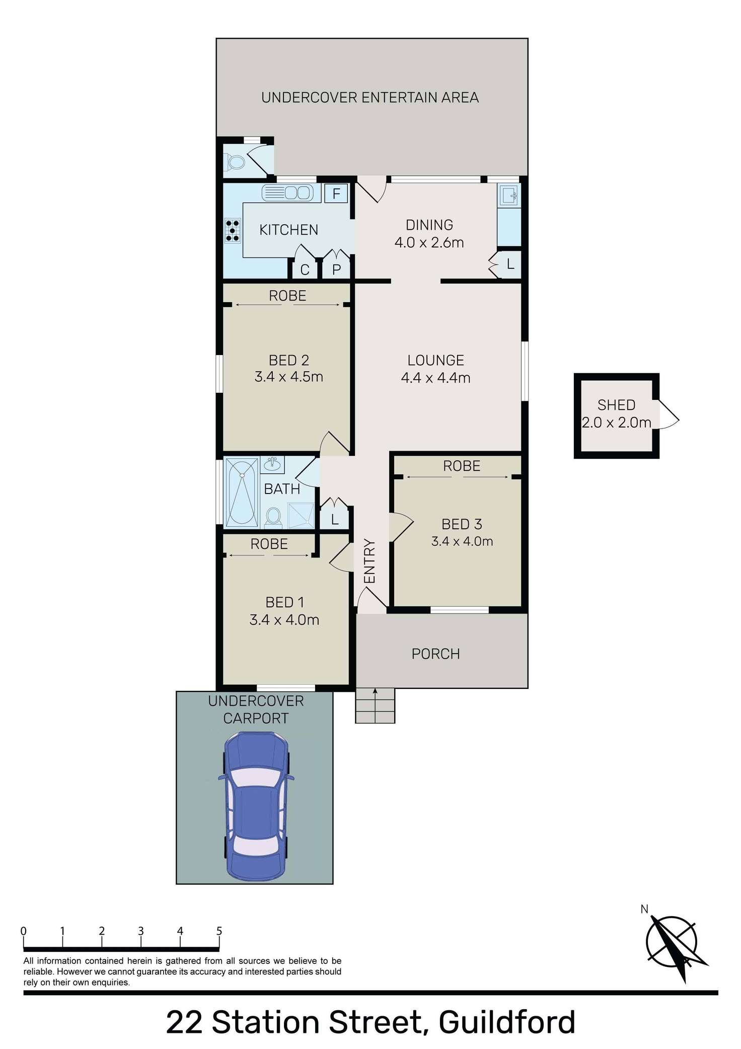 Floorplan of Homely house listing, 22 Station Street, Guildford NSW 2161