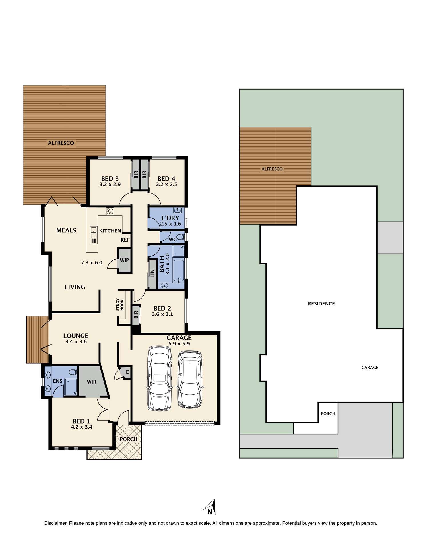 Floorplan of Homely house listing, 5 Fletcher Road, Craigieburn VIC 3064