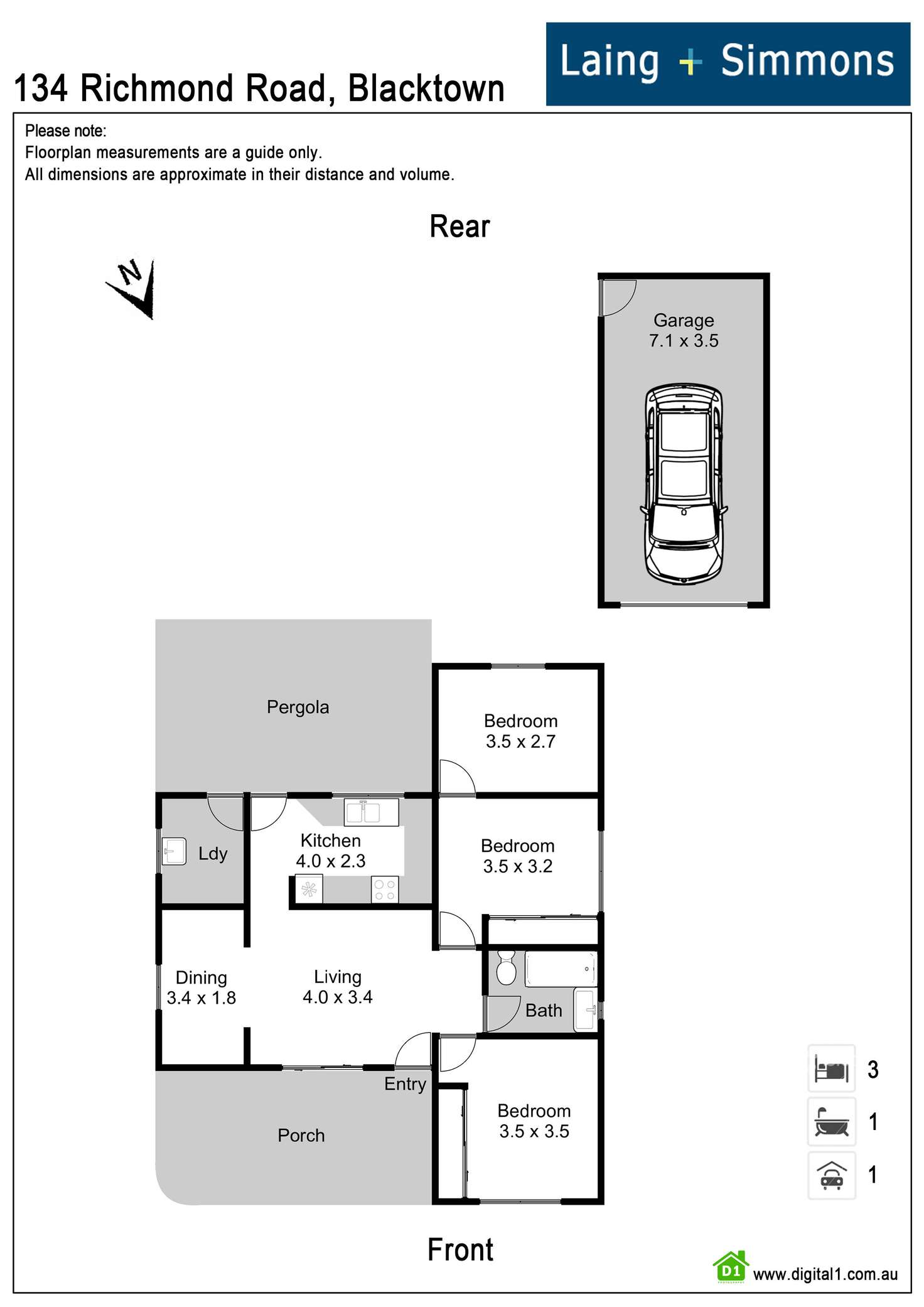 Floorplan of Homely house listing, 134 Richmond Road, Blacktown NSW 2148