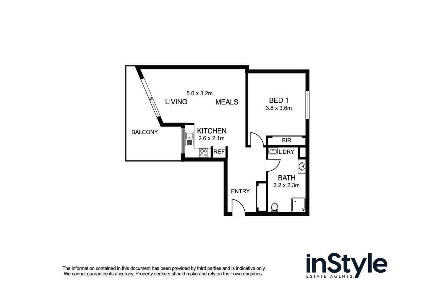 Floorplan of Homely apartment listing, 13/14 McGowan Street, Dickson ACT 2602