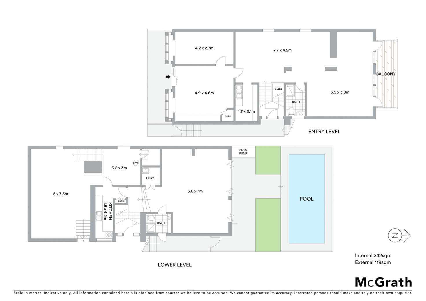Floorplan of Homely house listing, 96 Woolwich Road, Hunters Hill NSW 2110
