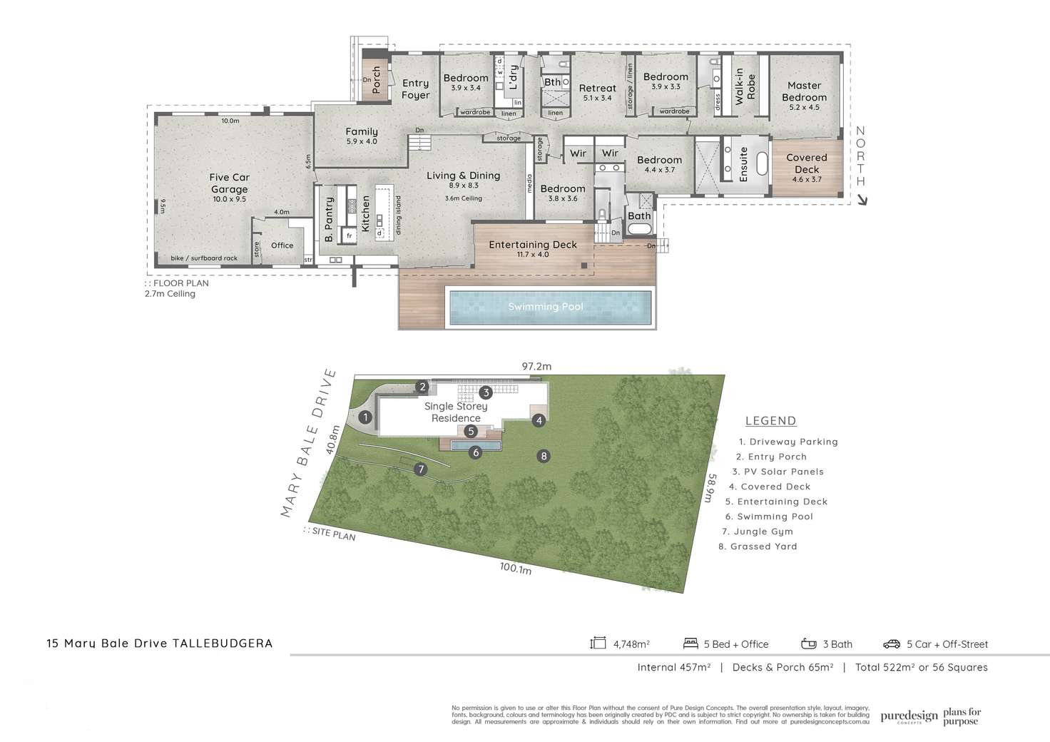 Floorplan of Homely house listing, 15 Mary Bale Drive, Tallebudgera QLD 4228