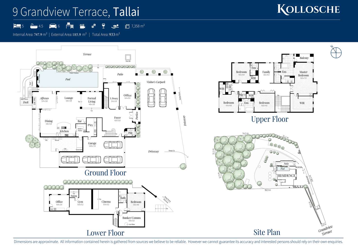 Floorplan of Homely house listing, 9 Grandview Terrace, Tallai QLD 4213