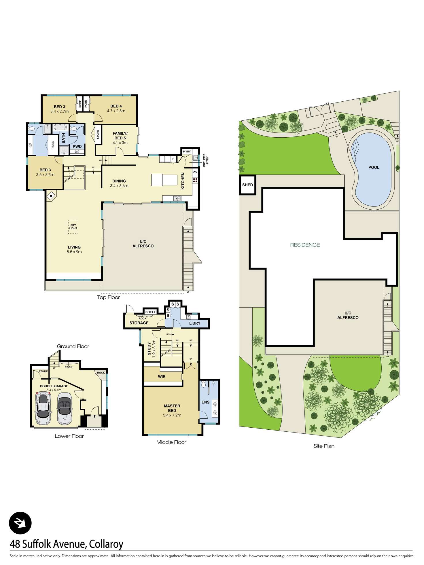 Floorplan of Homely house listing, 48 Suffolk Avenue, Collaroy NSW 2097