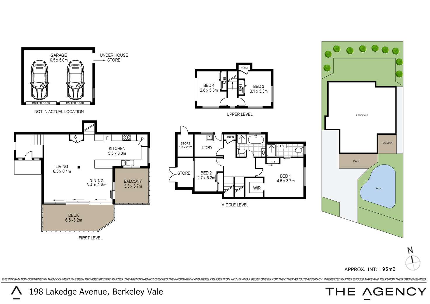 Floorplan of Homely house listing, 198 Lakedge Avenue, Berkeley Vale NSW 2261