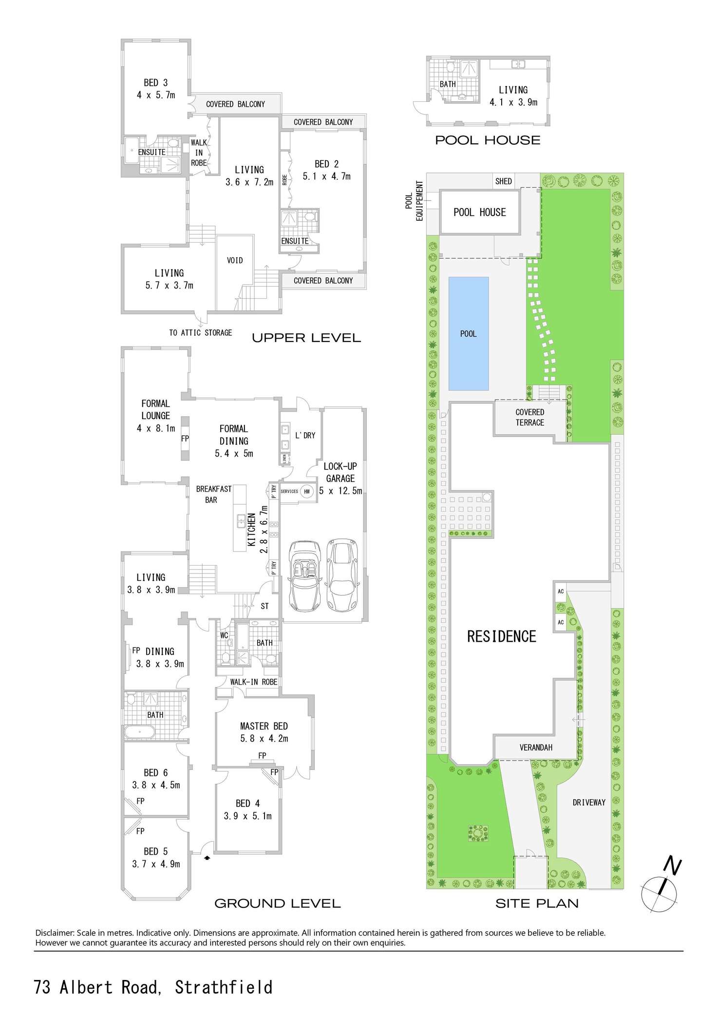 Floorplan of Homely house listing, 73 Albert Road, Strathfield NSW 2135
