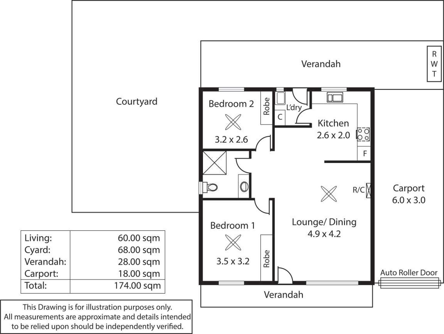 Floorplan of Homely unit listing, 3/12 Skipper Street, Mount Barker SA 5251