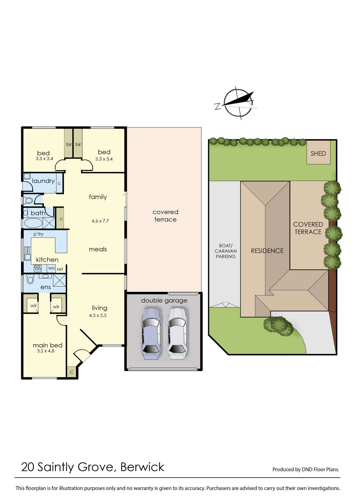 Floorplan of Homely house listing, 20 Saintly Grove, Berwick VIC 3806