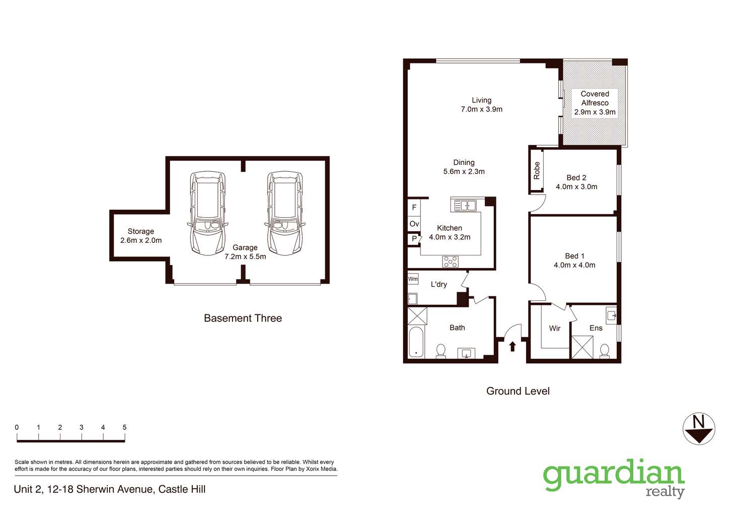 Floorplan of Homely apartment listing, 2/12-18 Sherwin Avenue, Castle Hill NSW 2154