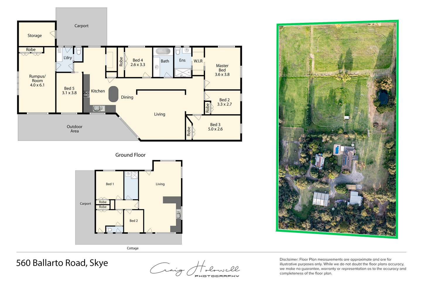 Floorplan of Homely house listing, 560 Ballarto Road, Skye VIC 3977