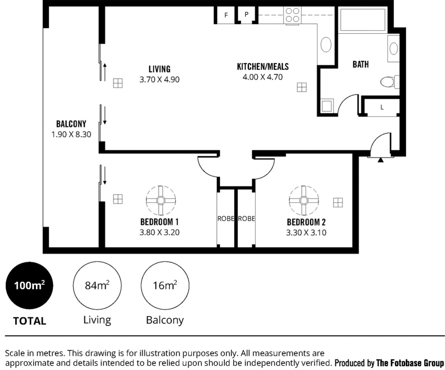 Floorplan of Homely house listing, 202/1-5 Euston Walk, Mawson Lakes SA 5095