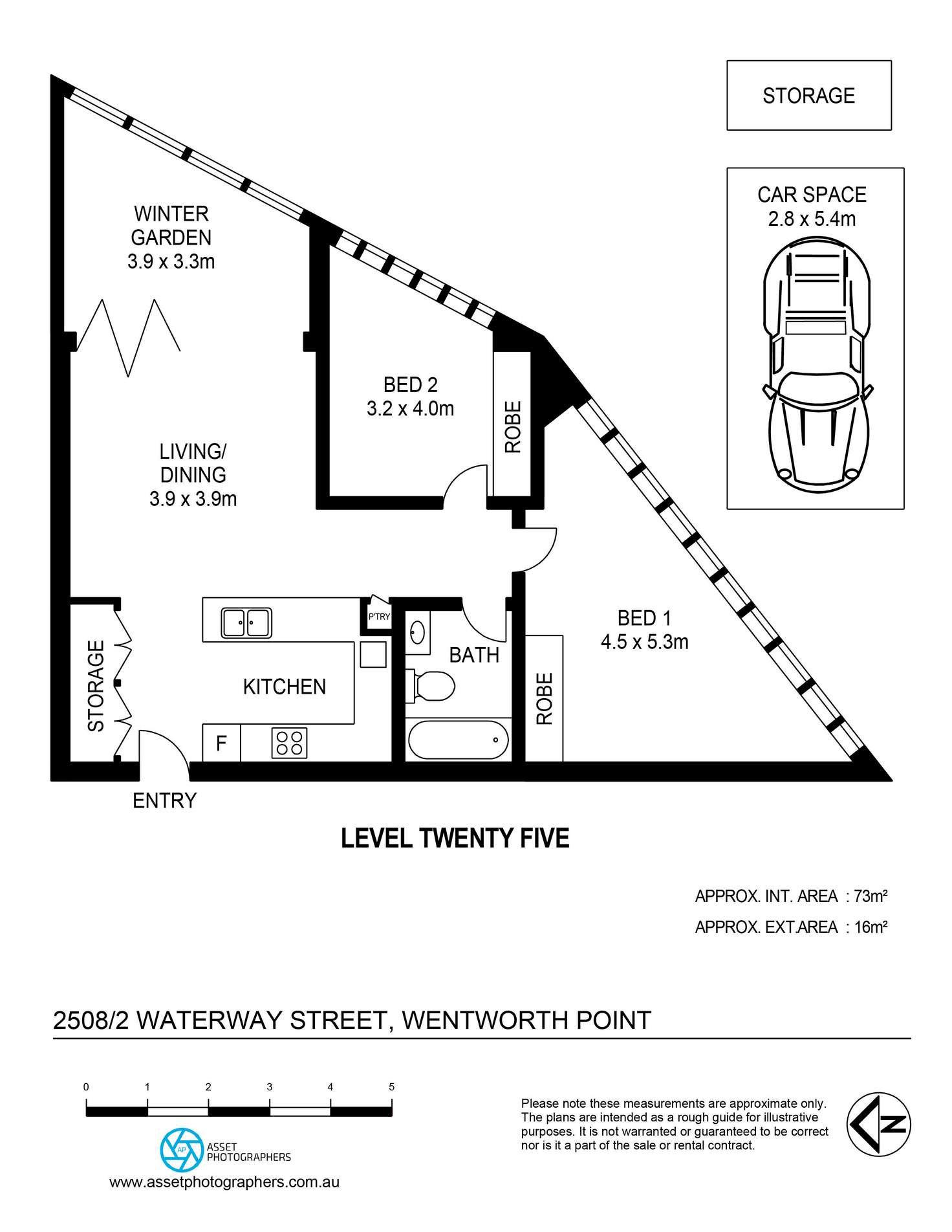 Floorplan of Homely apartment listing, 2508/2 Waterways Street, Wentworth Point NSW 2127