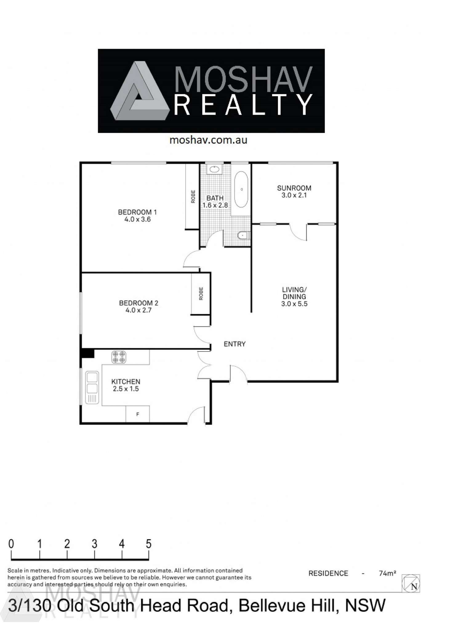 Floorplan of Homely apartment listing, 3/130 Old South Head Road, Bellevue Hill NSW 2023