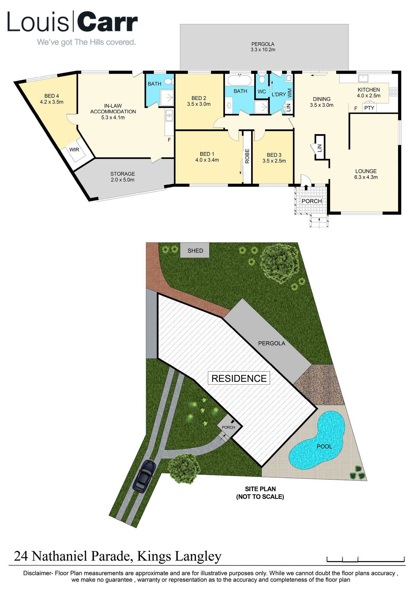 Floorplan of Homely house listing, 24 Nathaniel Parade, Kings Langley NSW 2147