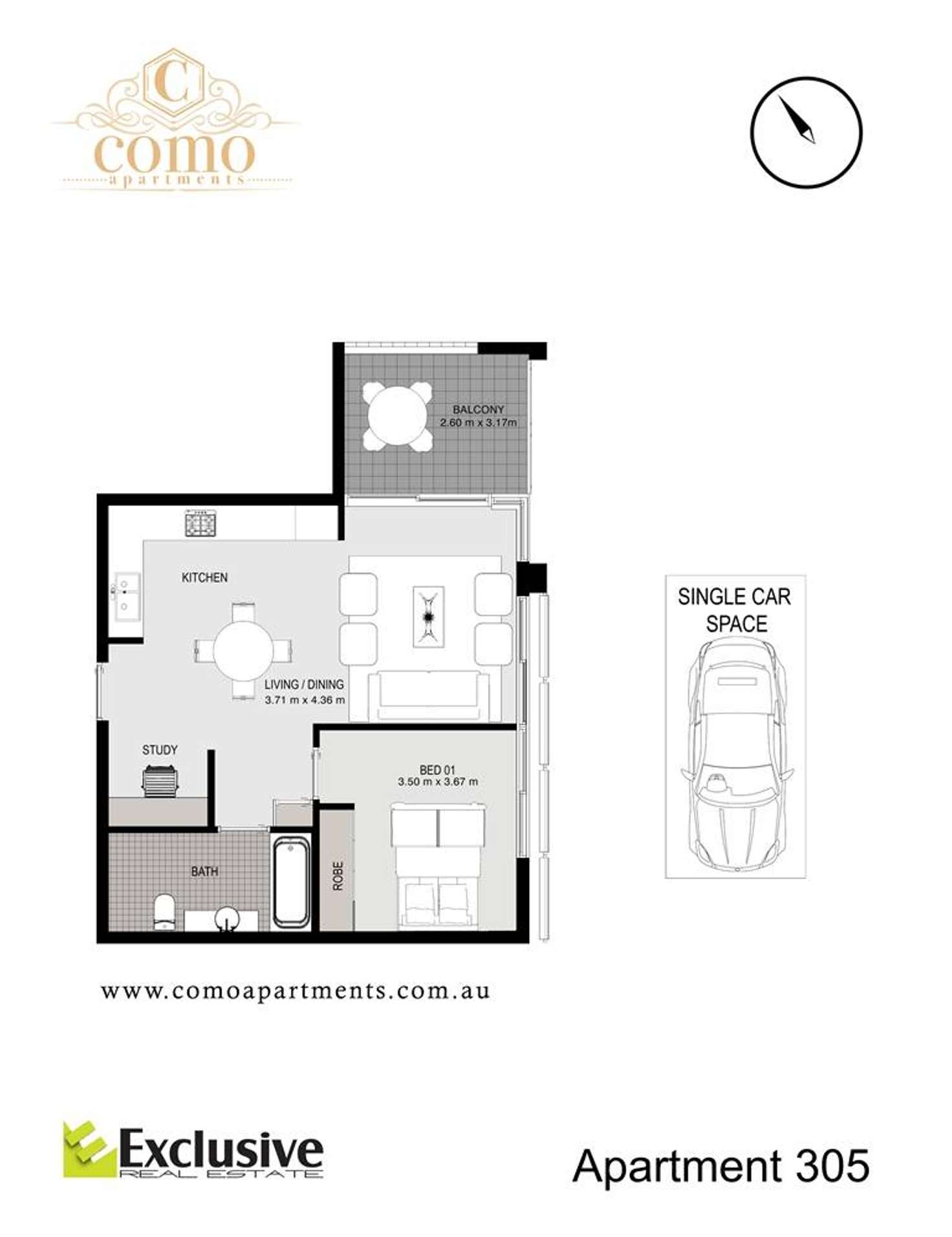 Floorplan of Homely unit listing, 305/19-23 Short Street, Homebush NSW 2140