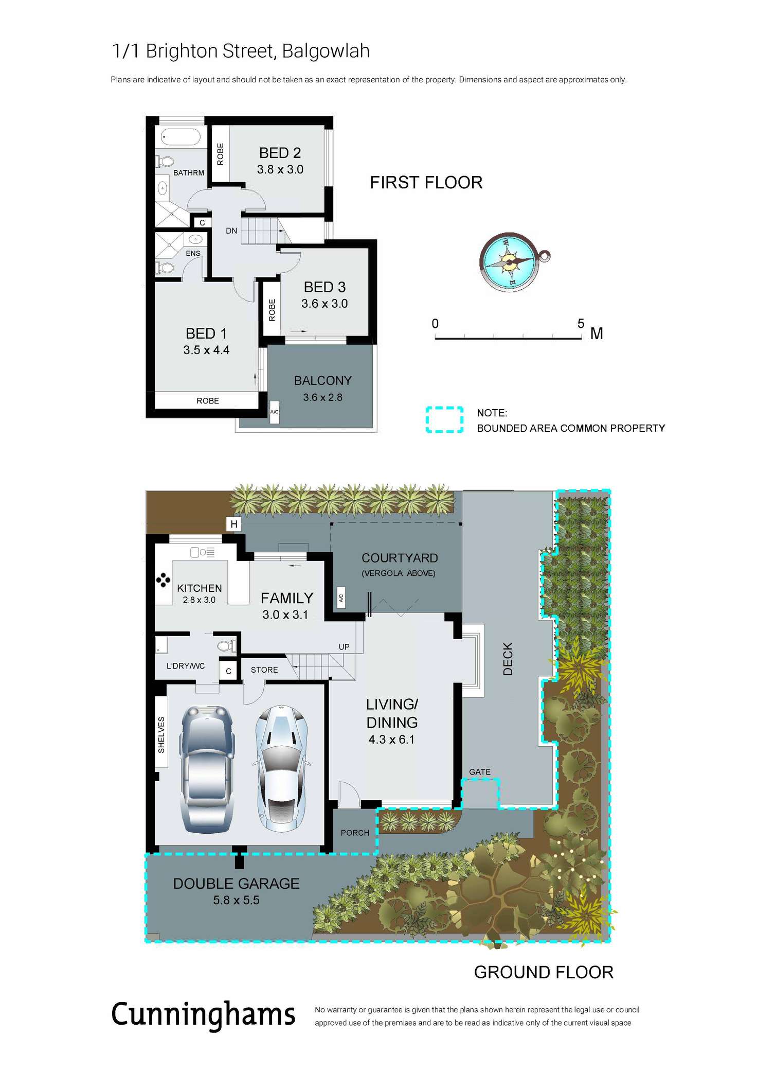 Floorplan of Homely townhouse listing, 1/1 Brighton Street, Balgowlah NSW 2093