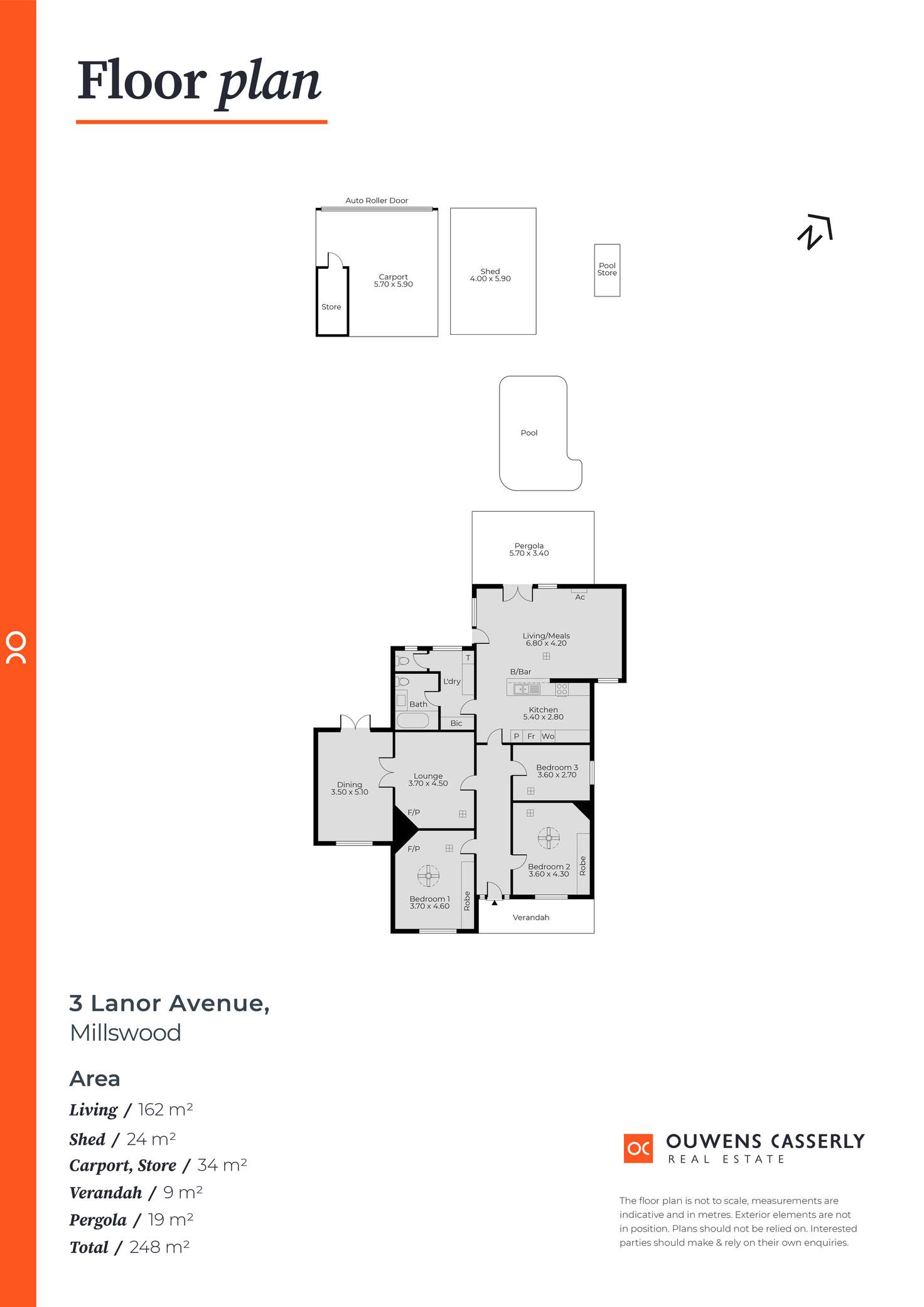 Floorplan of Homely house listing, 3 Lanor Avenue, Millswood SA 5034