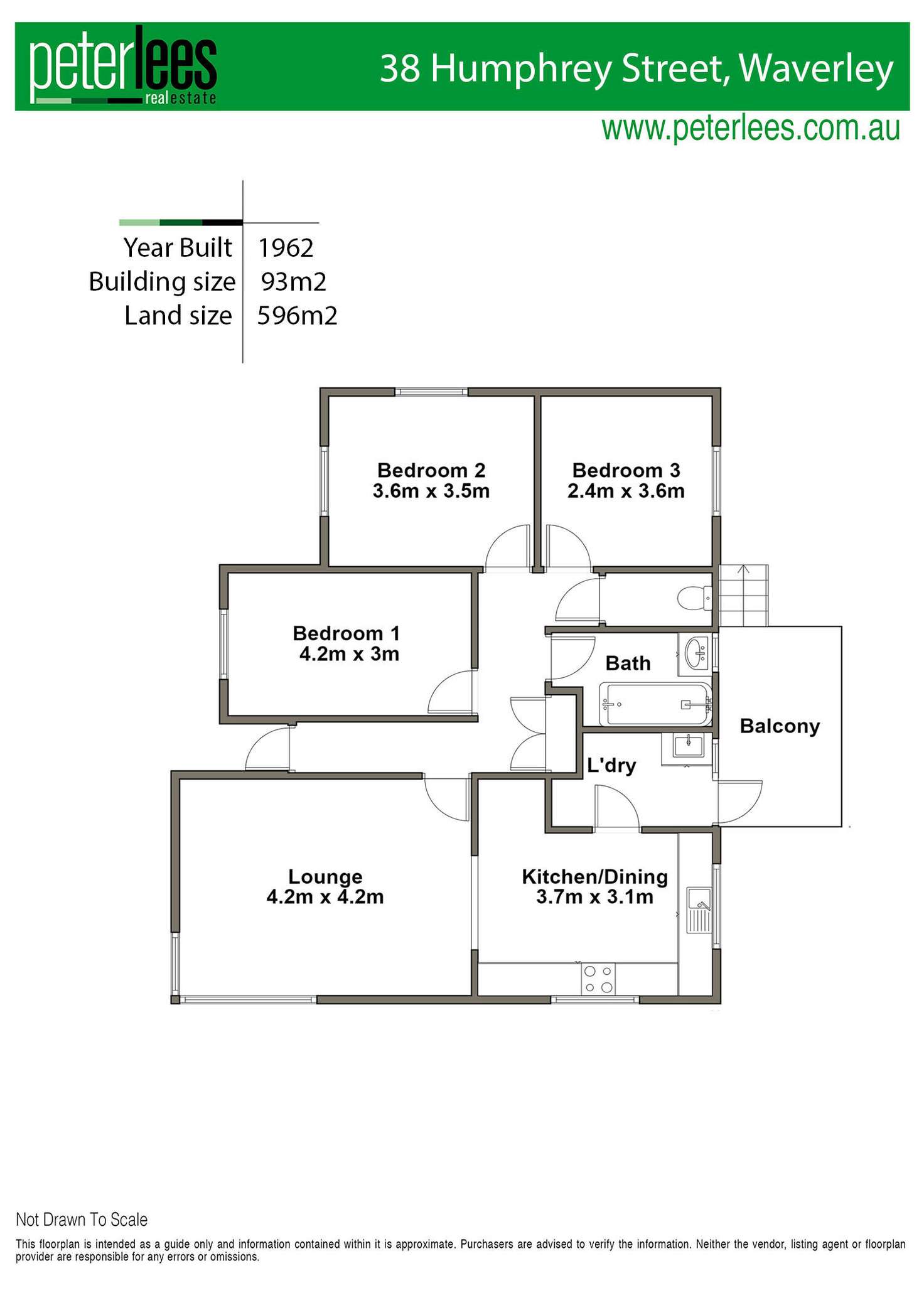 Floorplan of Homely house listing, 38 Humphrey Street, Waverley TAS 7250