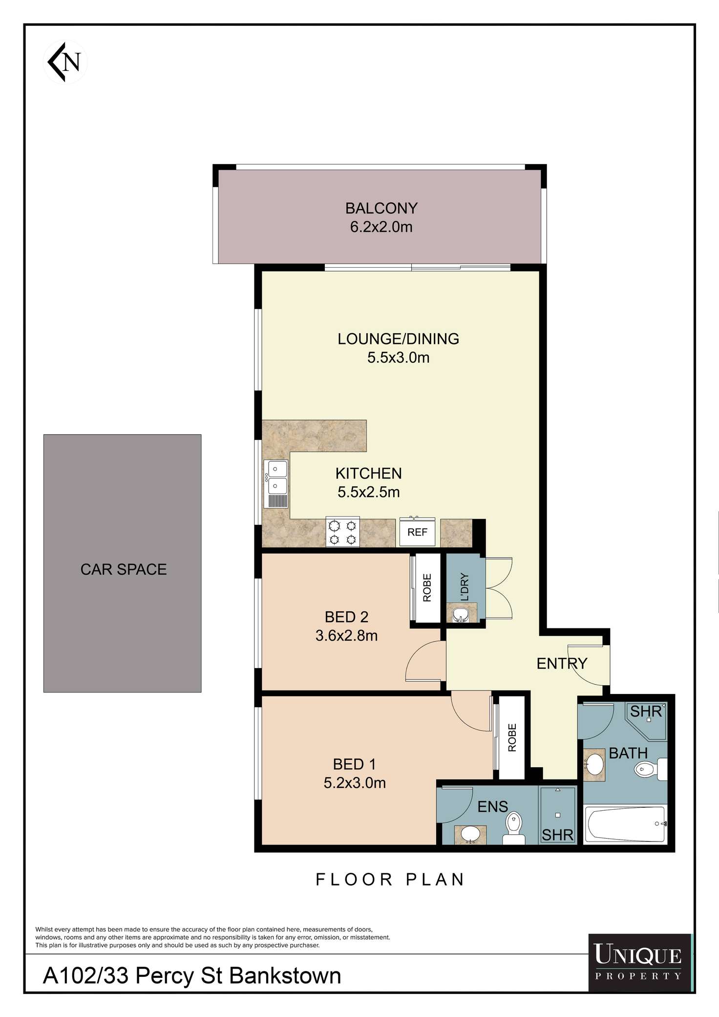 Floorplan of Homely apartment listing, 33 Percy Street, Bankstown NSW 2200