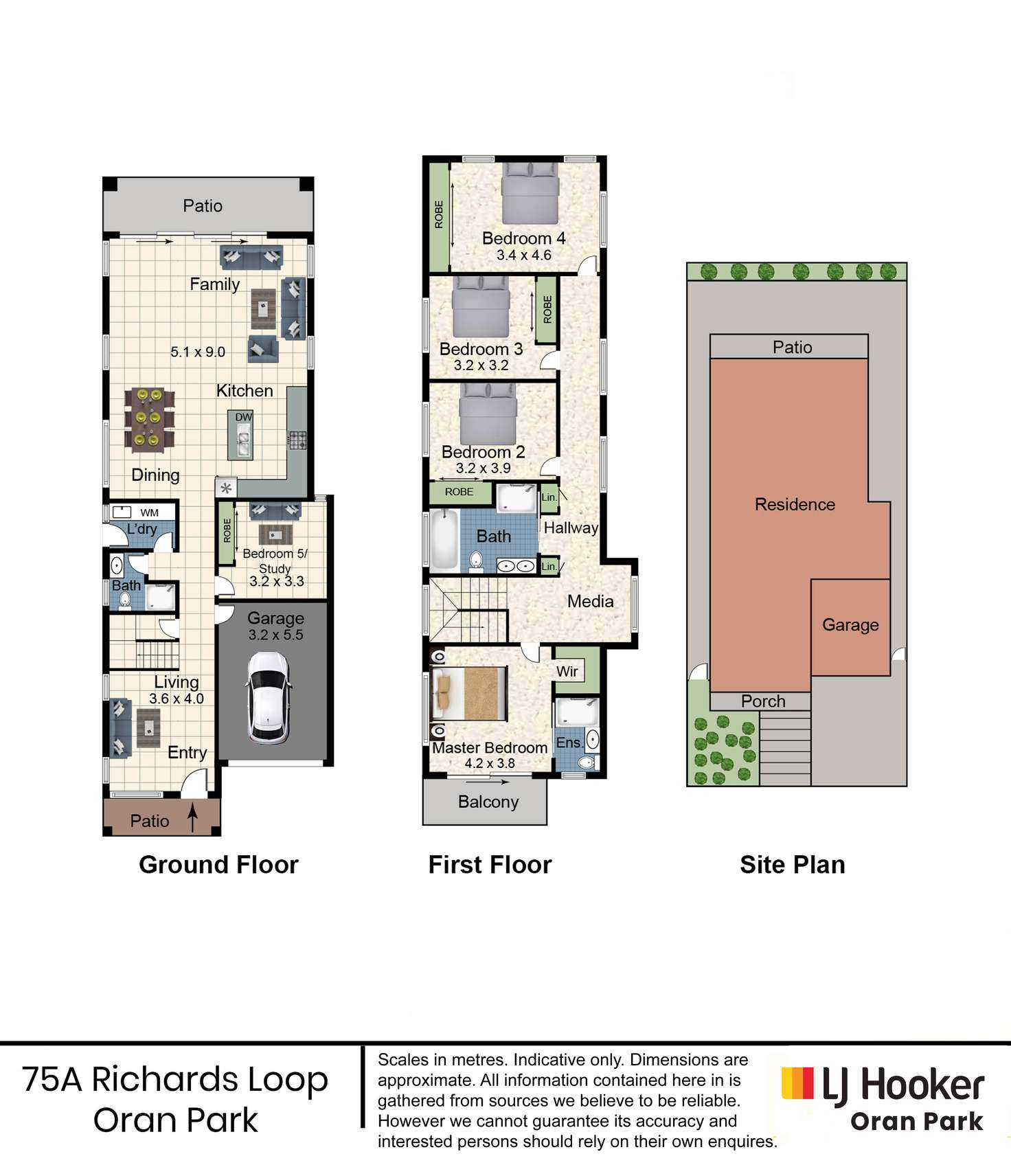 Floorplan of Homely house listing, 75A Richards Loop, Oran Park NSW 2570