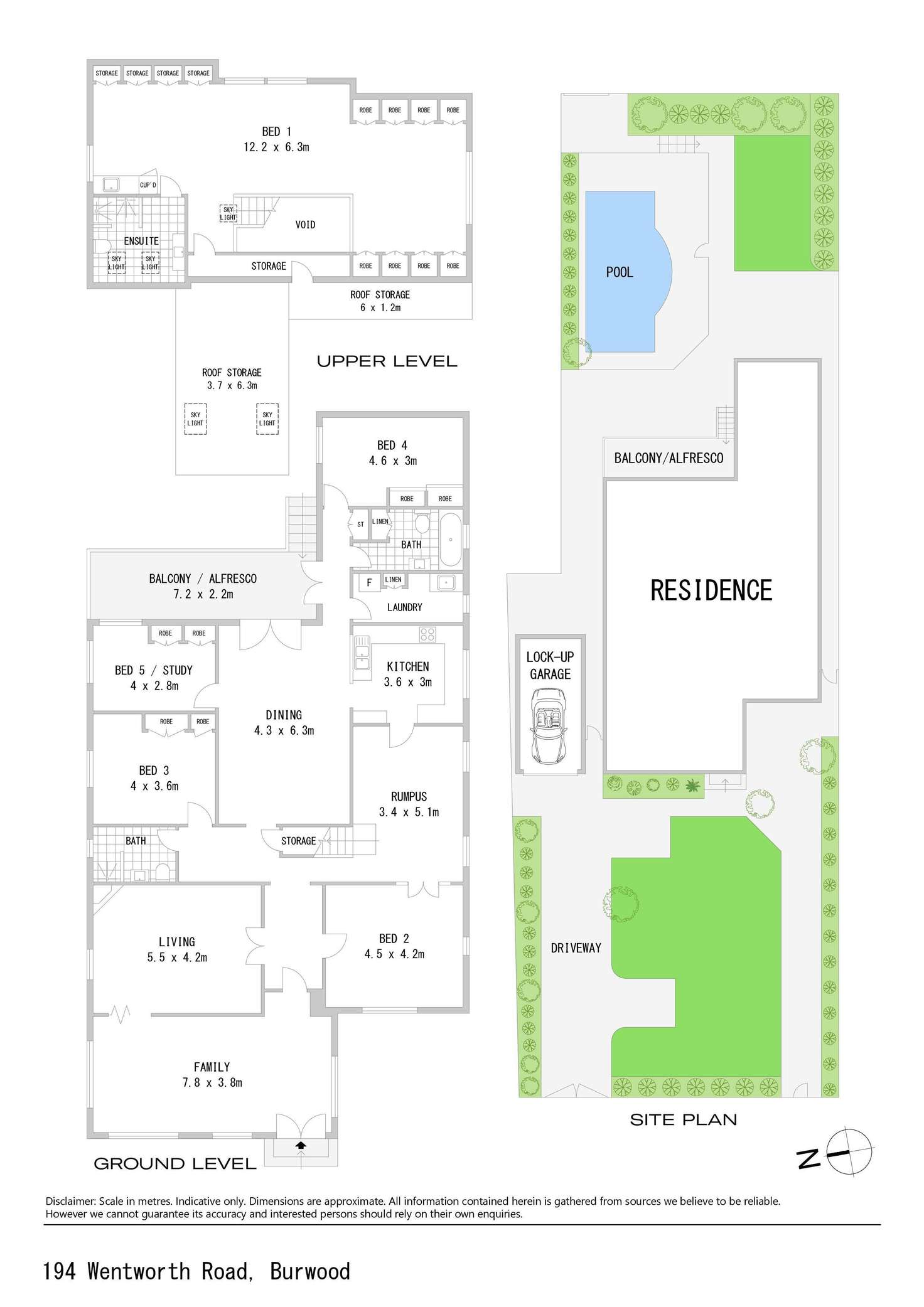 Floorplan of Homely house listing, 194 Wentworth Road, Burwood NSW 2134