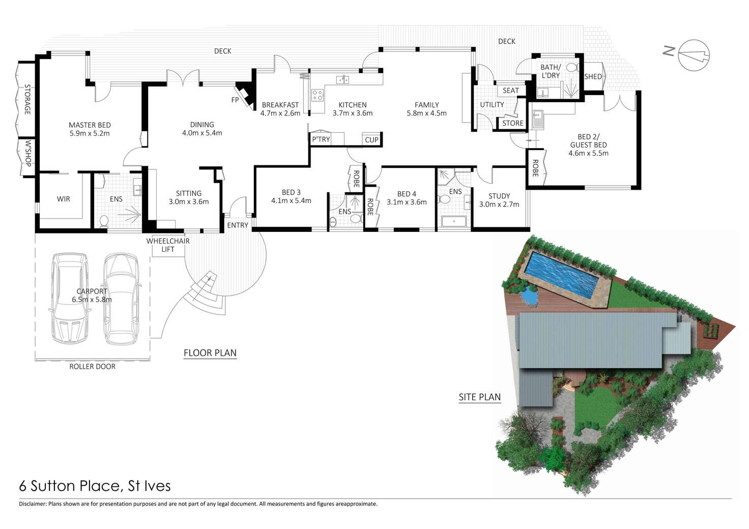 Floorplan of Homely house listing, 6 Sutton Place, St Ives NSW 2075