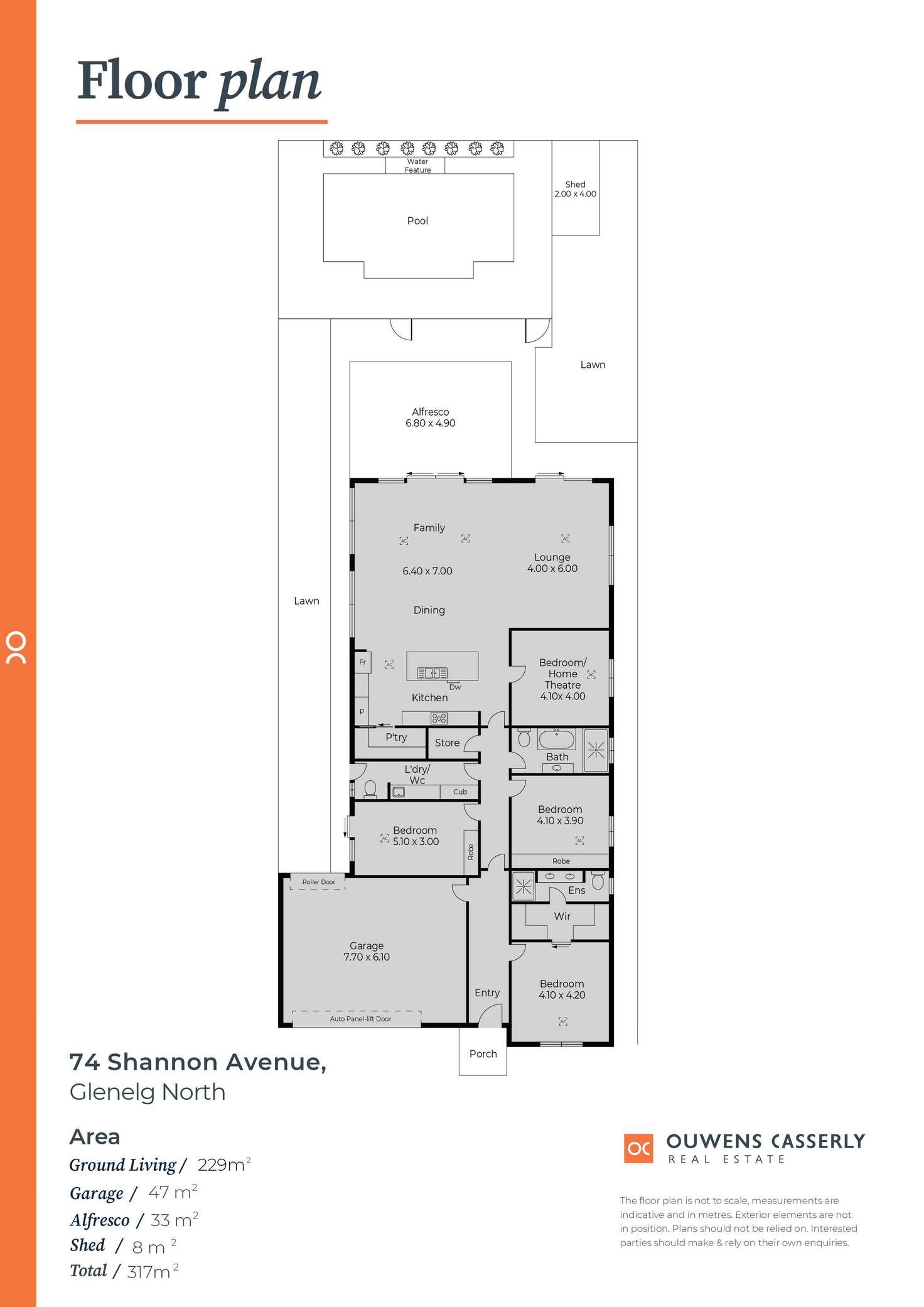 Floorplan of Homely house listing, 74 Shannon Avenue, Glenelg North SA 5045
