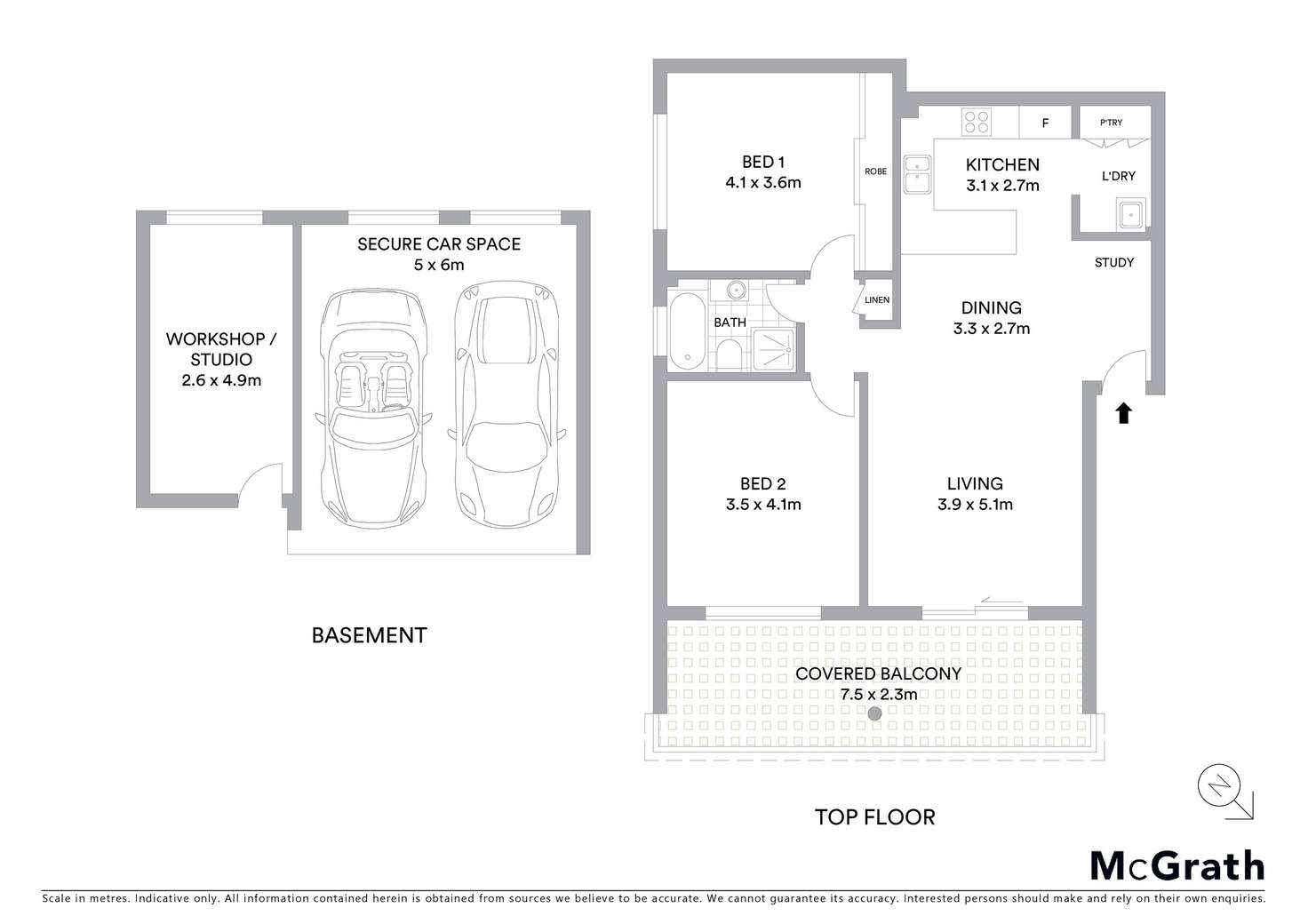 Floorplan of Homely unit listing, 19/29 Eden Street, Arncliffe NSW 2205