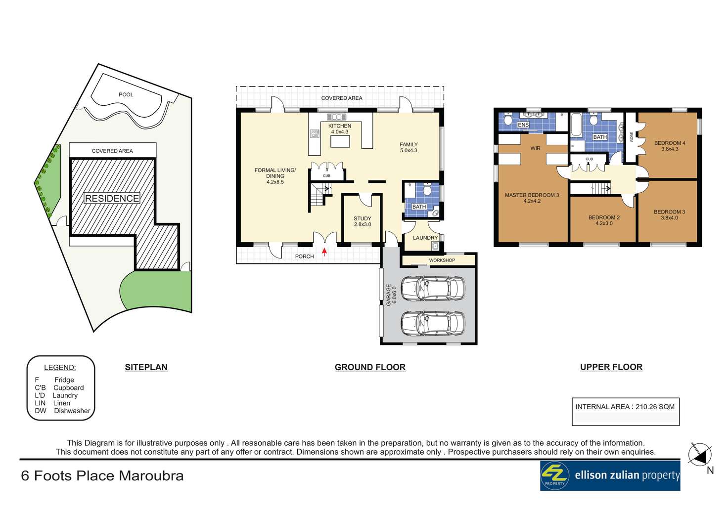 Floorplan of Homely house listing, 6 Foots Place, Maroubra NSW 2035