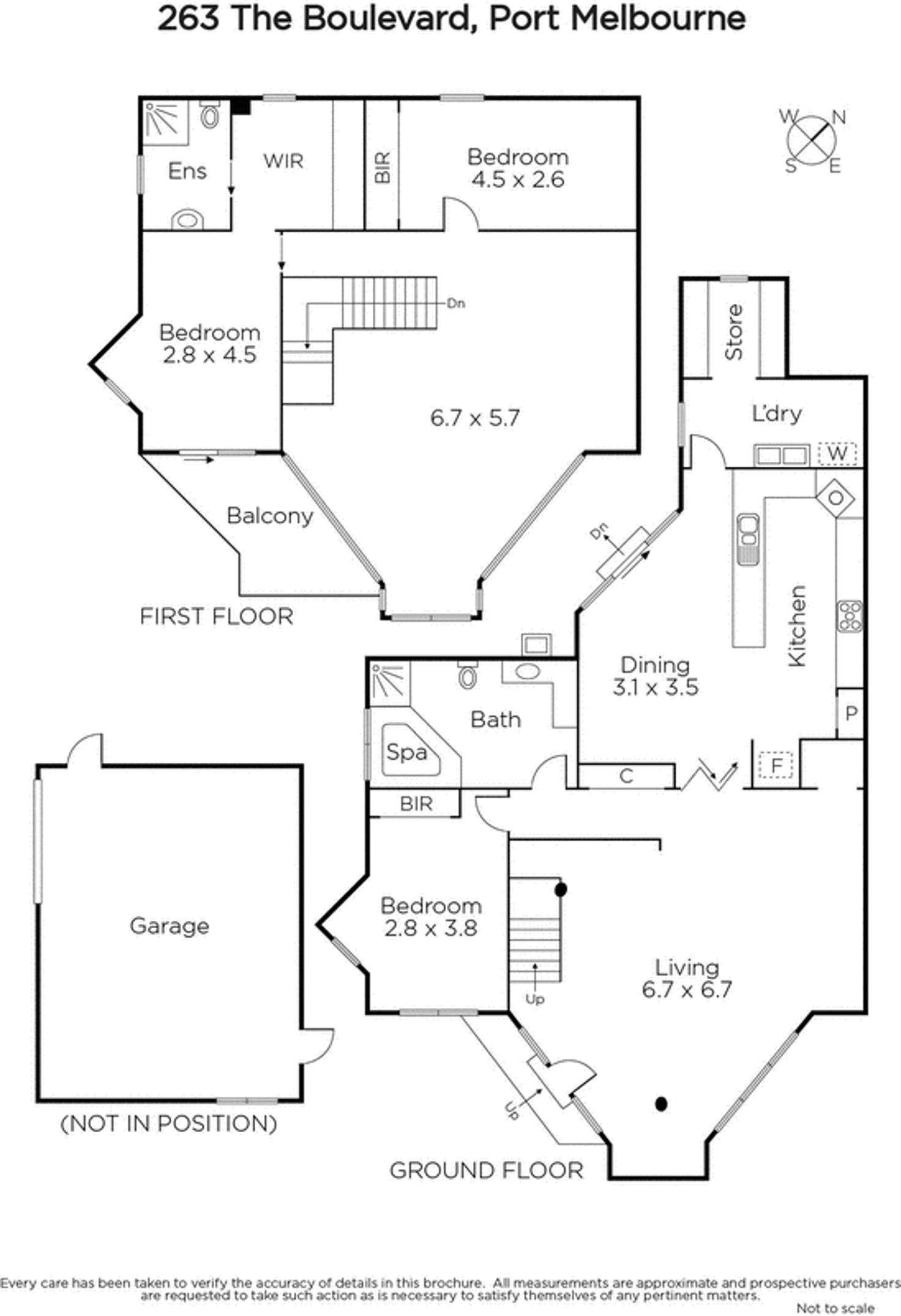 Floorplan of Homely house listing, 263 The Boulevard, Port Melbourne VIC 3207