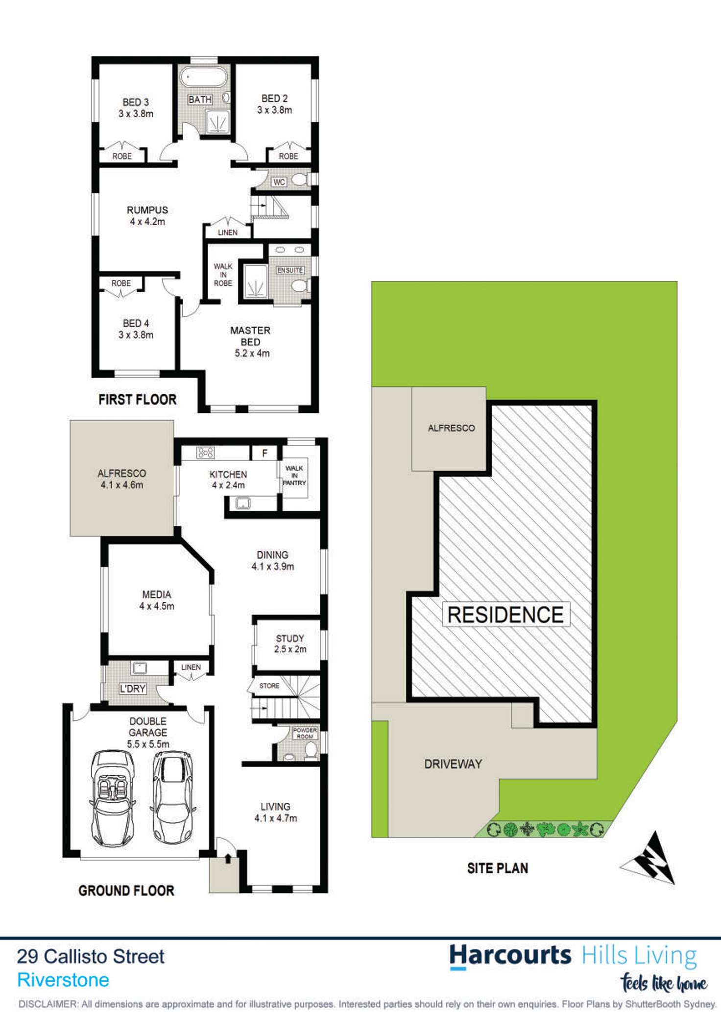 Floorplan of Homely house listing, 29 Callisto Street, Riverstone NSW 2765