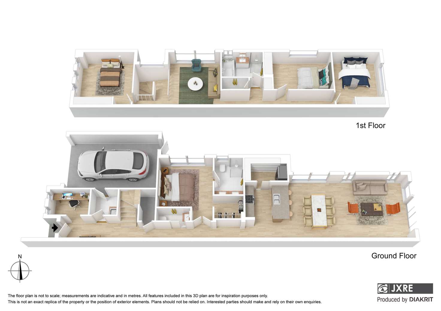 Floorplan of Homely townhouse listing, 22A Second Street, Clayton South VIC 3169