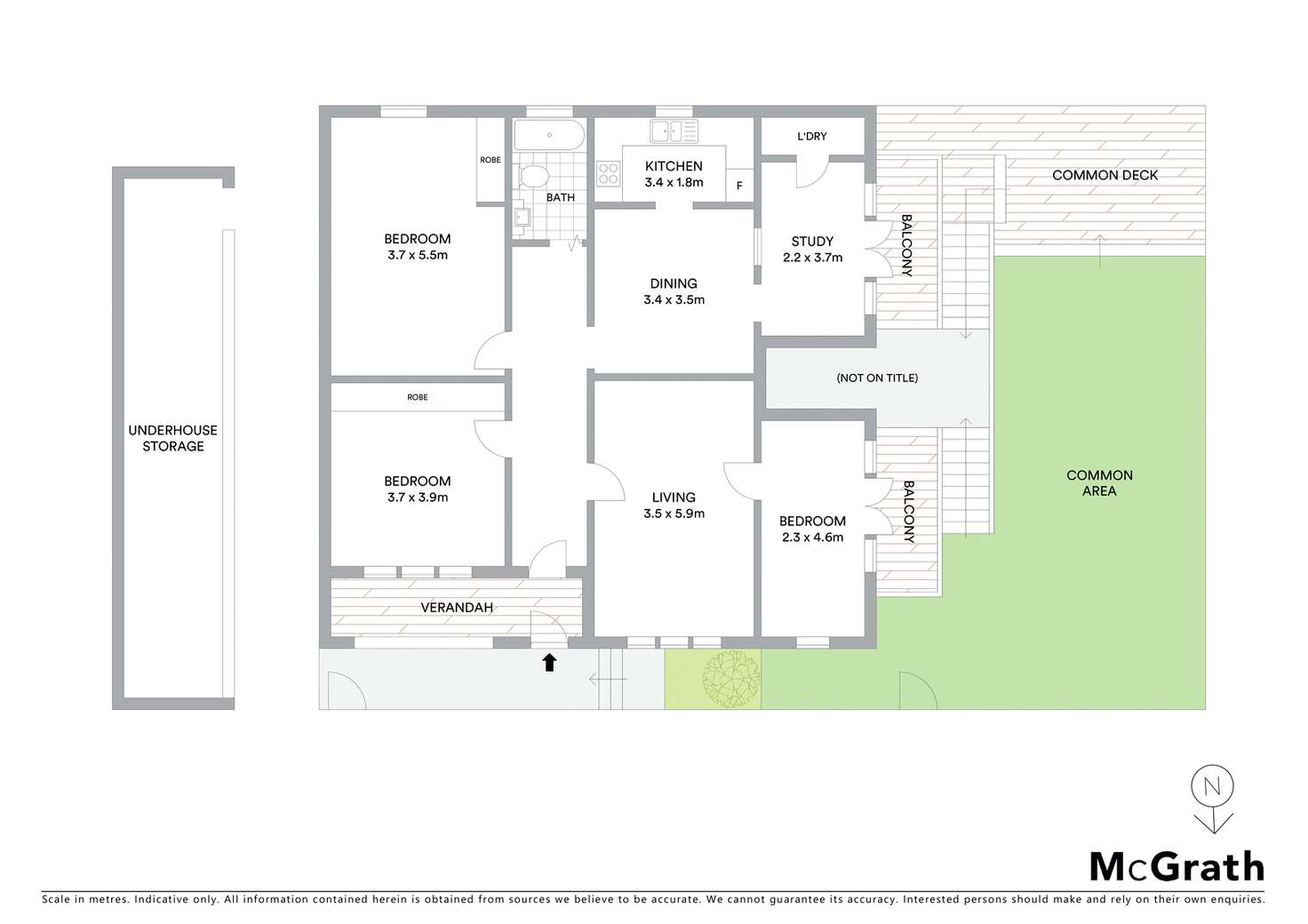 Floorplan of Homely apartment listing, 329A Rainbow Street, South Coogee NSW 2034