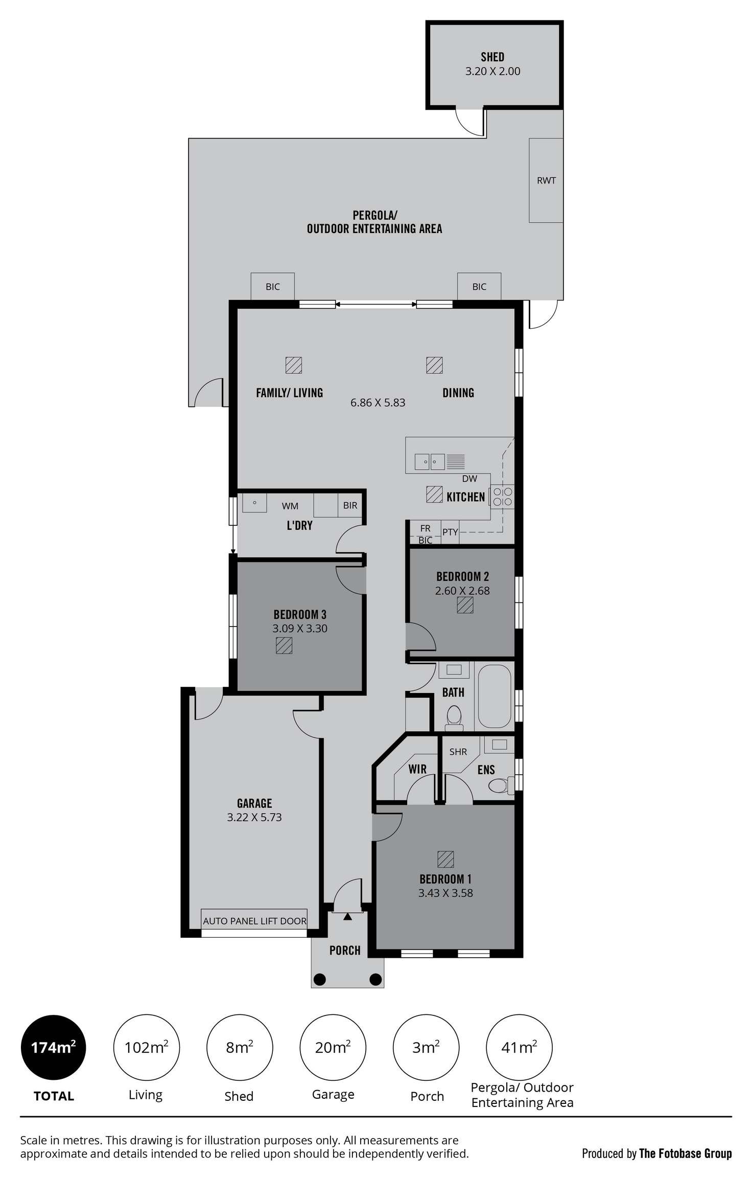 Floorplan of Homely house listing, 41b Balcombe Avenue, Findon SA 5023