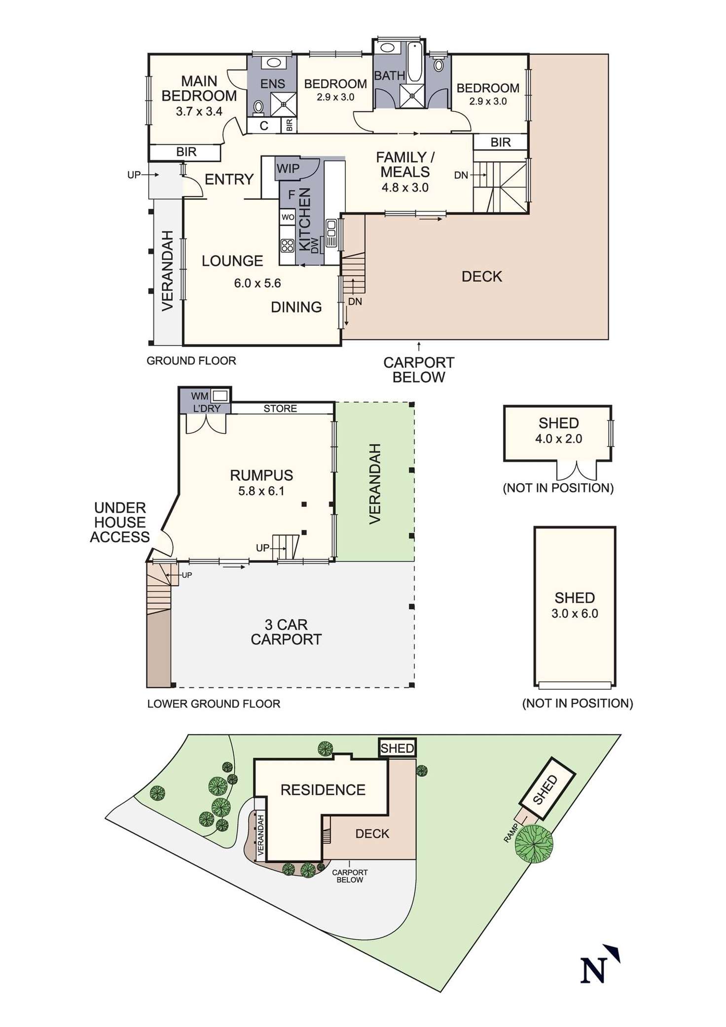 Floorplan of Homely house listing, 17 Felicia Rise, Diamond Creek VIC 3089